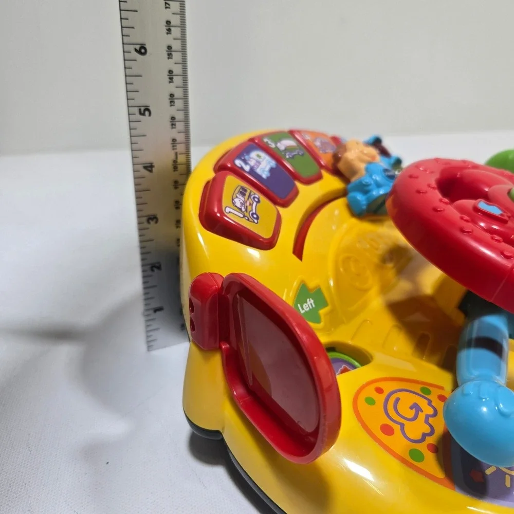 VTech Turn and Learn Driver Baby Toy Yellow Steering Wheel Interactive Learning